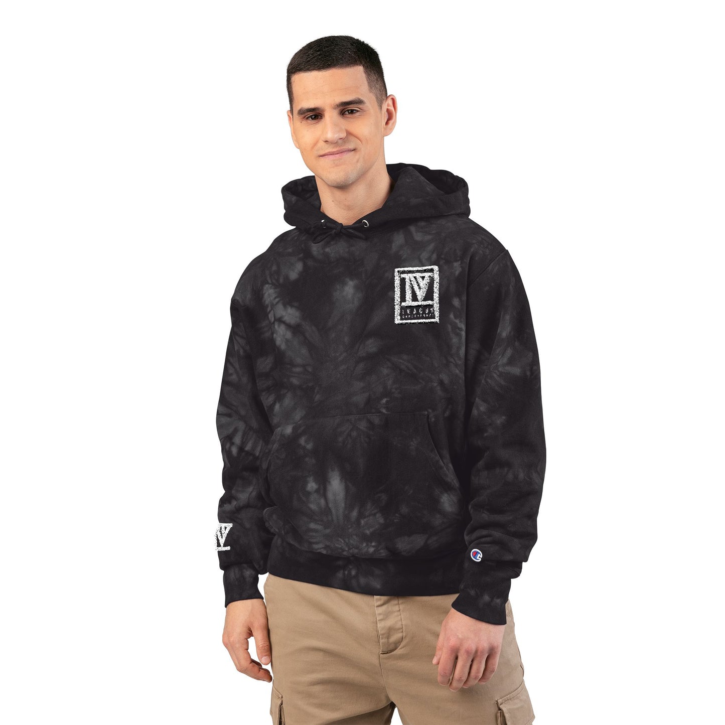 IVL Adult Tie-Dye Hoodie with Embroidery