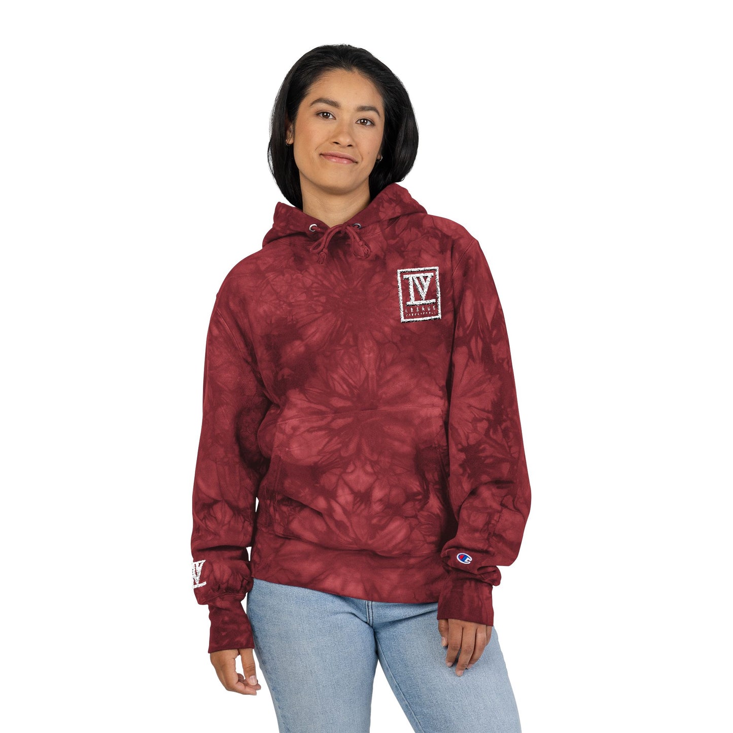 IVL Adult Tie-Dye Hoodie with Embroidery