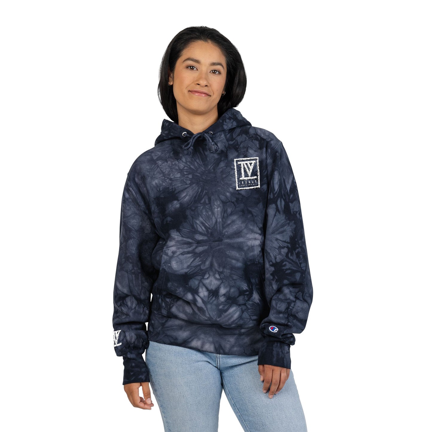 IVL Adult Tie-Dye Hoodie with Embroidery